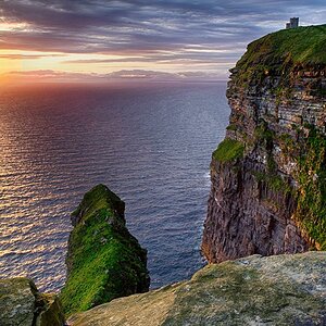 Cliffs Of Moher Sunset