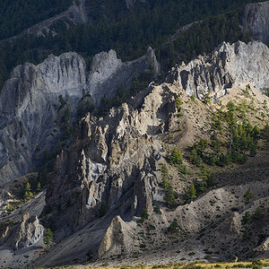 Felsformationen bei Manang klein