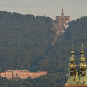 Blick Richtung Bergpark Wilhelmshöhe