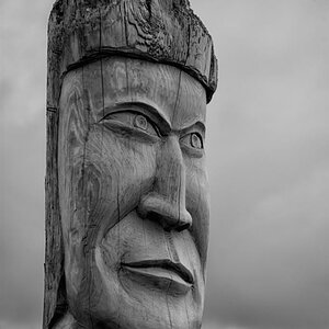 Skulptur aufgenommen bei einem Künstlker auf den Westmänner Insel Heimaey