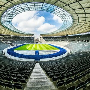 Olympiastadion Berlin, 8mm Fisheye