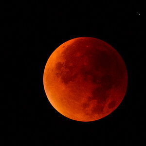 Mondfinsternis "Blutmond"