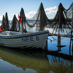 Neeberg Fischerboot Netze