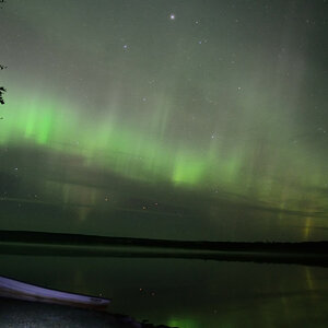 Nordlicht am Ångermanälven