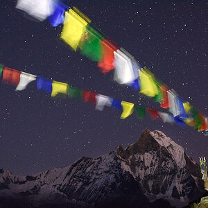 Annapurna Base Camp nachts klein