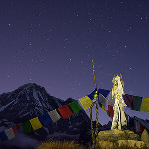 Nacht an der Annapurna South klein