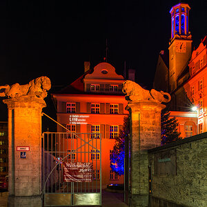 Polizeipräsidium Vorweihnachtsbeleuchtung
