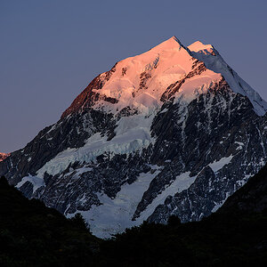Mount Cook Abendlicht klein