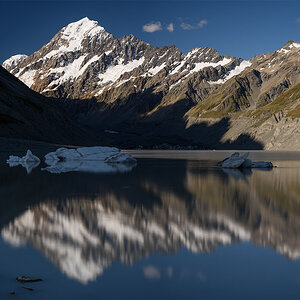 Mount Cook Hooker valley klein