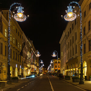 München Brienner Str. Vorweihnacht