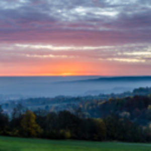 Sonnenaufgang bei Bischofsheim