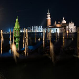 San Giorgio Maggiore in der Nacht