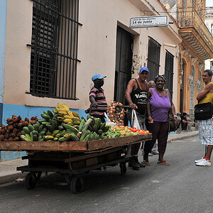 Obstwagen in Havanna
 1279