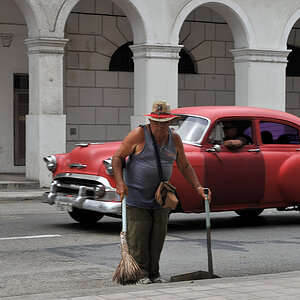Straßenfeger in Havanna
 1735