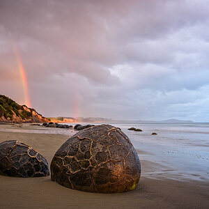 Moreaki Boulders Regenbogen klein