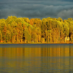 Südschweden, Abend am Kiasjön