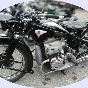 Gerade zurück vom Restaurator: Zündapp K800 von 1938, welch ein schönes Teil!