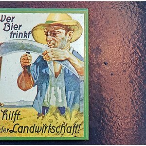 D71 0792 Bierwerbung anno dunnemals