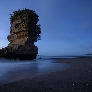 Strand bei Punakaiki klein