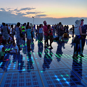 Zadar, Lichtspielmonument Sunset 3
