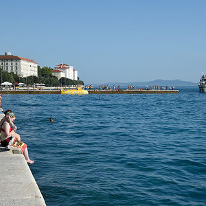 Zadar, Strandpromenade