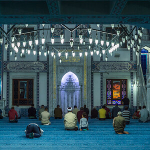 Abendgebet Moschee