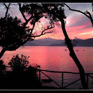 Abendhimmel auf Elba
