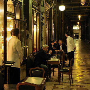 Cafe Florian zu später Stunde