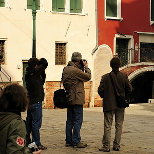 Fotografen bei der Arbeit