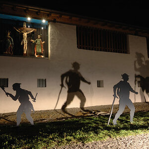 Schatten an der Wand