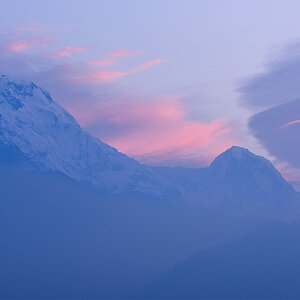 Annapurna South from Poon Hill klein