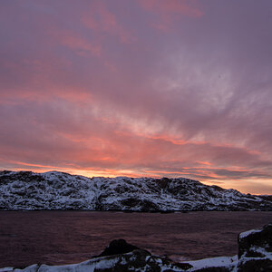 Sonnenaufgang in Sund
