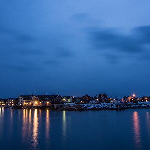 Blaue Stunde in Henningsvaer