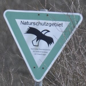 Schild Ausschnitt