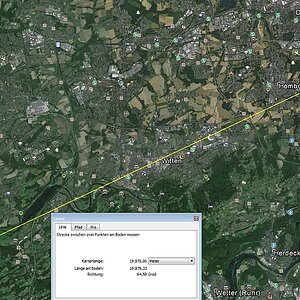 Karte Hattingen Witten Dortmund