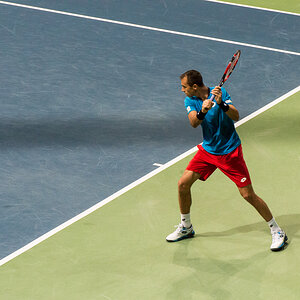 Davis Cup Deutschland - Tschechien, TUI Arena Hannover, 04.03.2016, Nikon D800/2.8/70-200