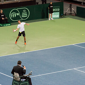 Davis Cup Deutschland - Tschechien, TUI Arena Hannover, 04.03.2016, Nikon D800/2.8/70-200