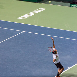 Davis Cup Deutschland - Tschechien, TUI Arena Hannover, 04.03.2016, Nikon D800/2.8/70-200
