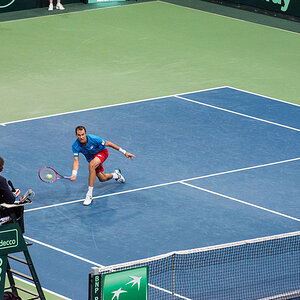 Davis Cup Deutschland - Tschechien, 04.03.2016, Nikon D800/2.8/70-200