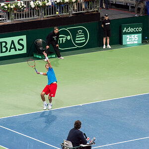 Davis Cup Deutschland - Tschechien, 04.03.2016, Nikon D800/2.8/70-2