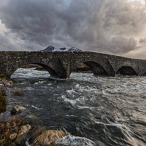 Brücke Sligachan Schottland 2016