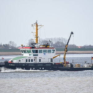 "Alte Weser", Seezeichenschiff der Wasser- und Schifffahrtsverwaltung des Bundes