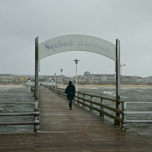 Ahlbeck, Seebrücke, 22. März 09