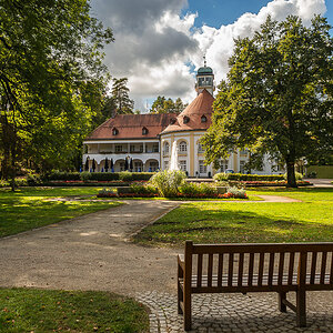 Herbst im Kurpark von Bad Tölz