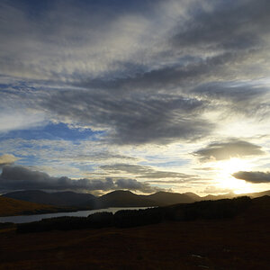 Sunset over Glencoe