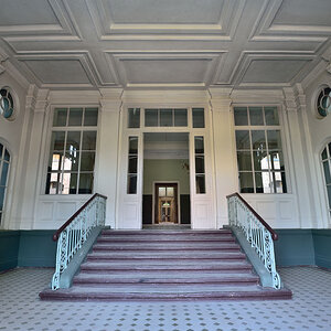 Beelitz, Badehaus Eingang