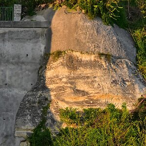 Das steinerne Gesicht in Meersburg am Bodensee
