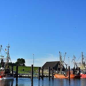 Kutter im Hafen Fedderwardersiel