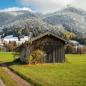 erster Schnee am 8. November