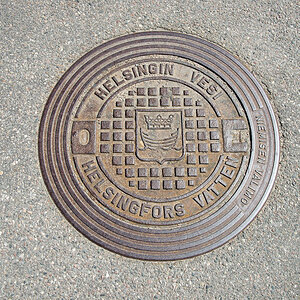 Helsinki Kanaldeckel
